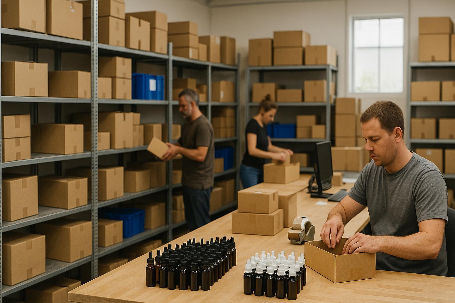 Minijob im Lager